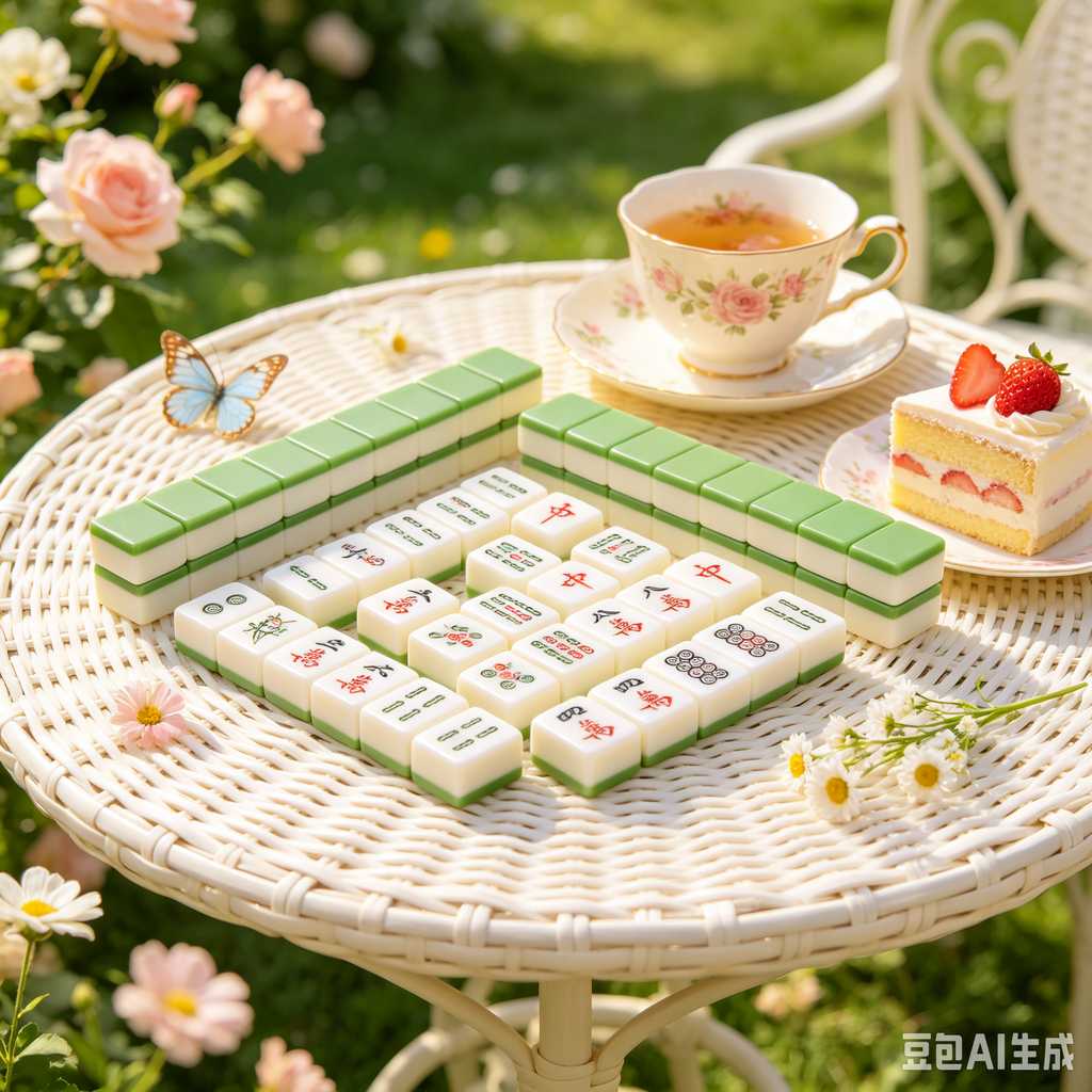 compact mahjong set for small home