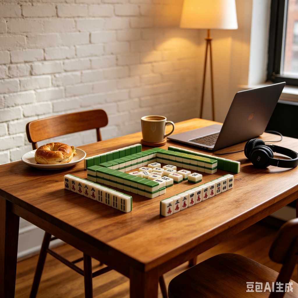 hand carved mahjong tiles